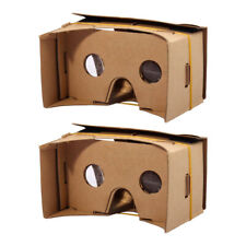 Kit Carton Smartphone 3D VR Bricolage Lunettes vision réalité virtuelle 2pcs