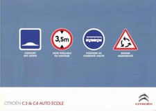 Catalogue Brochure Citroën C3 / C4 Auto Ecole 03/2011 France