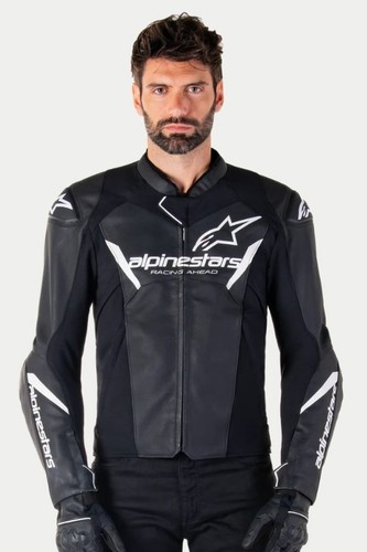 Veste moto cuir - veste, de