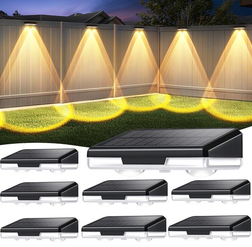8pk led solar power fence - solar,