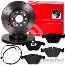 BREMBO Perforé Disques + Revêtements Avant Convient pour BMW E90 E91 E92 X1 E84