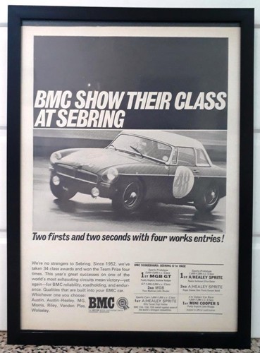 Framed original classic car - classic,