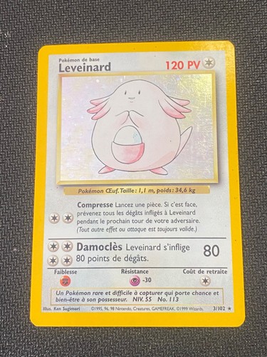 Carte pokémon leveinard - carte, 3/102