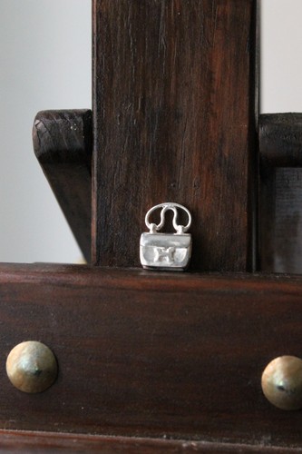 Hermès pendentif argent - pendentif, en