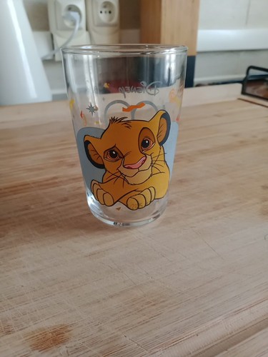 Verre moutarde amora disney - moutarde,