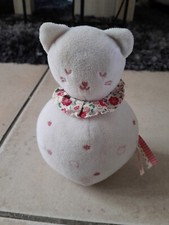 DOUDOU BOULE GRELOT - SERGENT MAJOR- CHAT FLEURS FRAISES