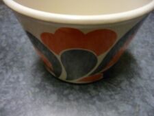 Caquelon à fondue en fonte émaillée Le Creuset décor vintage annees 60