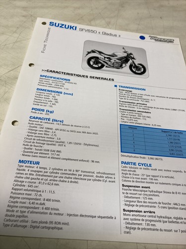 Suzuki sfv650 gladius 2009 - sfv650,