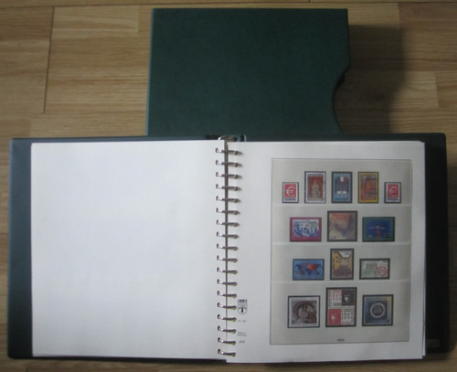 Album lindner boitier - boitier, verts