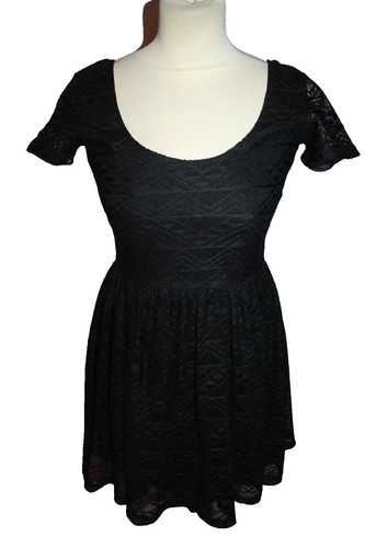 Robe dentelle sans manche - robe,