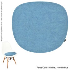 Éco Feutre Coussin 8Mm Adapté Pour Vitra- H. Miller Eames-Sidechair DSW