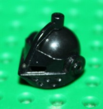 Lego Castle Minifig Black Casque+Visor Pointed Ref x126 set 6090 6091 6086