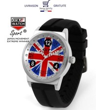 Montre Homme GT WATCH SPORT AUTO F1 ROYAUME UNI Silicone Quartz Qualité Mode