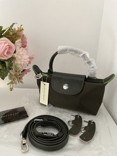 Sac Mini Longchamp XS Full Kaki - NEUF Avec Étiquette & Bandoulière