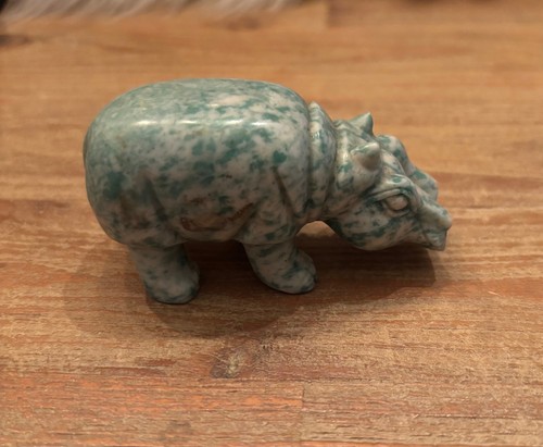 Hippopotame pierre jade - en, de