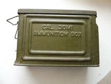 ANCIENNE CAISSE A MUNITIONS 30 M1   ARMEE VIDE   -  ETAT D'ORIGINE