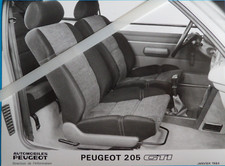 Photo Presse PEUGEOT 205 GTI de 01 / 84 . P112