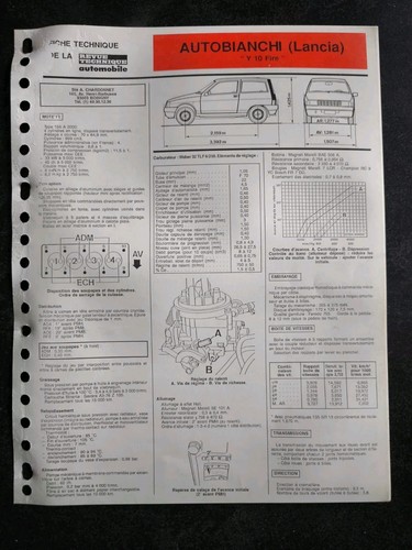 Fiche technique automobile - fiche,