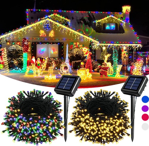 Solar christmas string lights - solar,