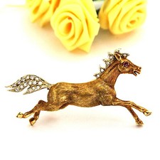 Broche en OR Jaune 18 Carats