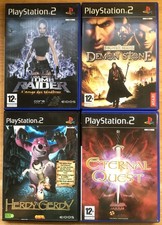 LOT 4 JEUX PS2 TOMB RAIDER L'ANGE DES TÉNÈBRES DEMON STONE HERDY GERDY ETERNAL +