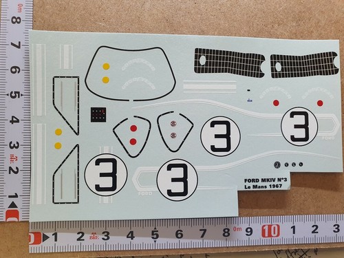 Decals ford gt40 mkiv - gt40,