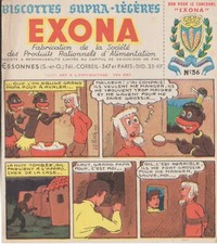 BUVARD biscottes EXONA - Bande Dessinée n°36