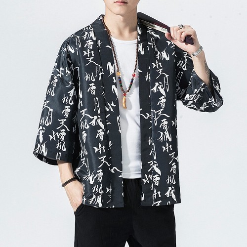 Hommes manche kimono - 3/4,