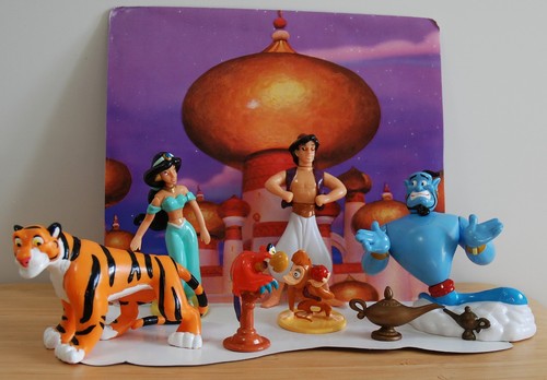 Aladdin playset figures - aladdin,