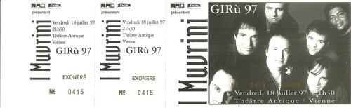 Rare ticket billet concert - ticket,