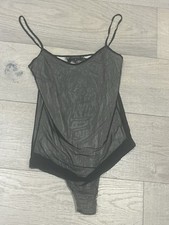 Neuf Très Chic Et Rock Body Noir En Voile Doublée marque Patrizia Peppe