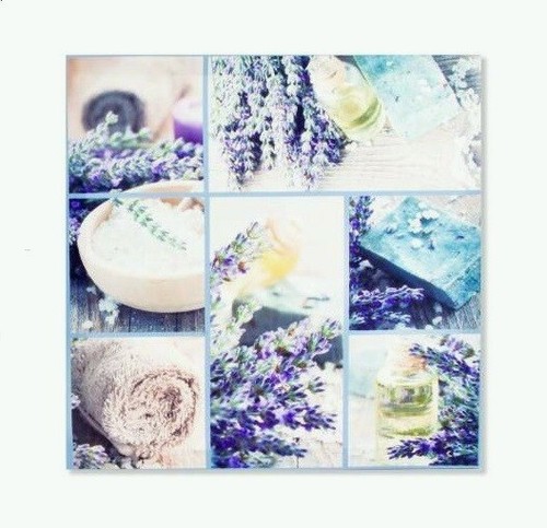 Tableau toile fleur - toile, lavande