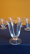 6 verres à liqueur Daum Nancy modèle 1998, rare
