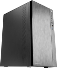 Tacens Anima ACX Boîtier PC Micro ATX Façade en Aluminium Brossé Ventilateu