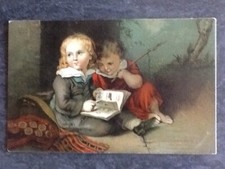 CP EPAISSE TABLEAU LES FILS DU MAITRE - VOGEL - 53900