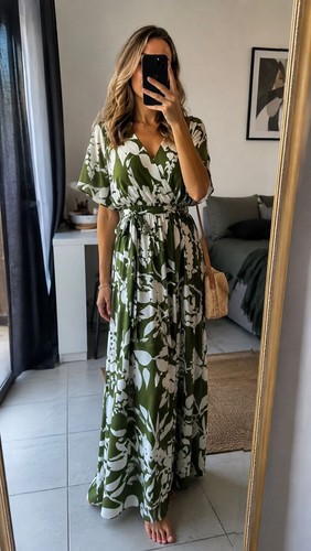élégante robe longue - Élégante,