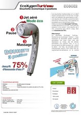 Ecoxygen douchette venturi , l'originale, 2ème génération + éco et + puissante