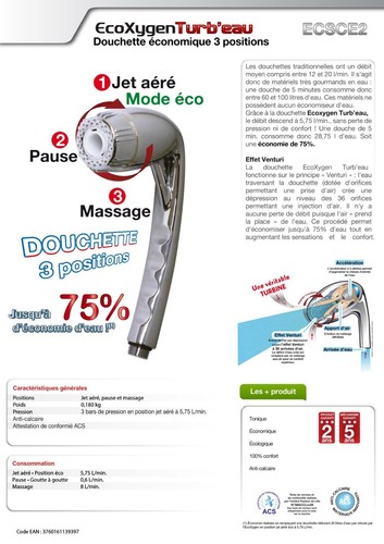 Ecoxygen douchette venturi - ,