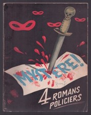 RELIURE KALLUM MAGAZINE ROMAN D'ESPIONNAGE DESSINE N°2 ( 5 à 8 ) . 1954 . RARE .
