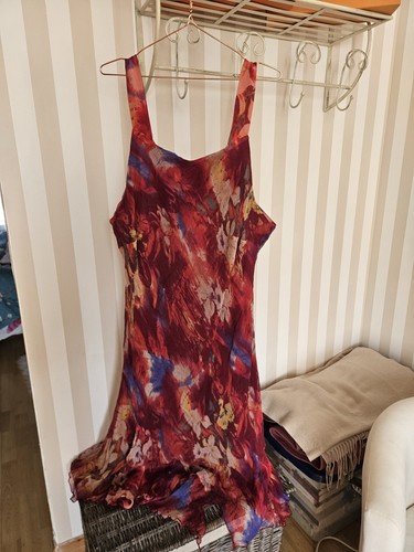 Robe soie multicolore 58 - robe,
