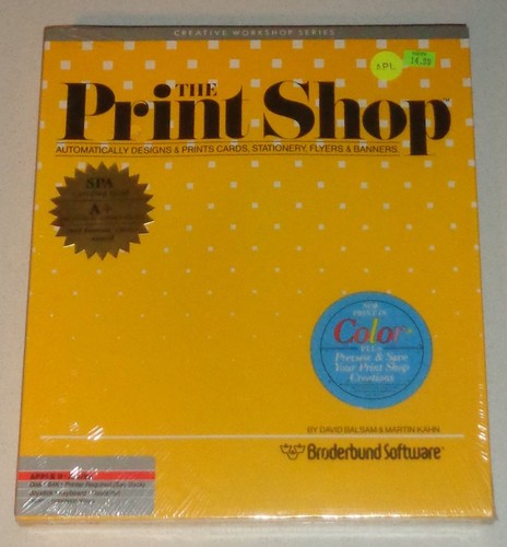 Print shop apple ii - apple, 2