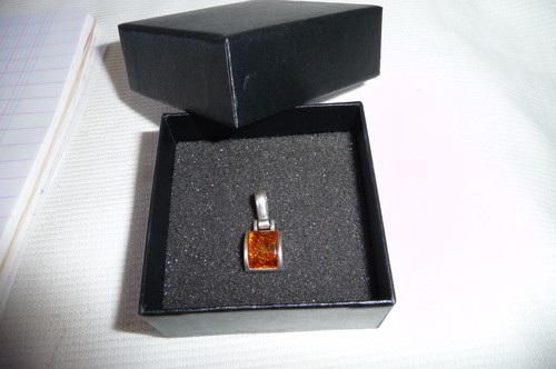 Pendentif argent massif - argent, et