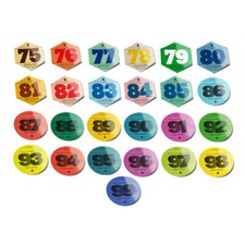 AUTOCOLLANTS Stickers VIGNETTES Vintage Voiture Pare Brise Année Taxe Fiscale