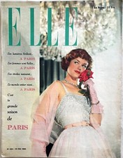 ELLE Magazine n° 234 du 22 Mai 1950 ancienne revue de Mode Couture Vintage