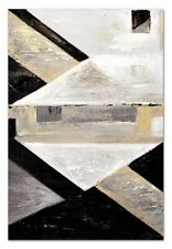 Moderne Art 90x60cm-handgemalt Toile Signé Art Tableau Décoration Murale G99750