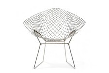 Mid Century Silver Diamond