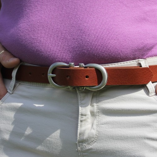 Femme ceinture cuir faite - femme, en