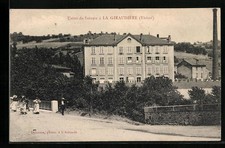 CPA La Giraudière, Usine de