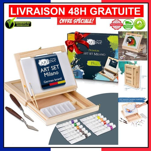 Coffret peinture enfant artina - peinture,