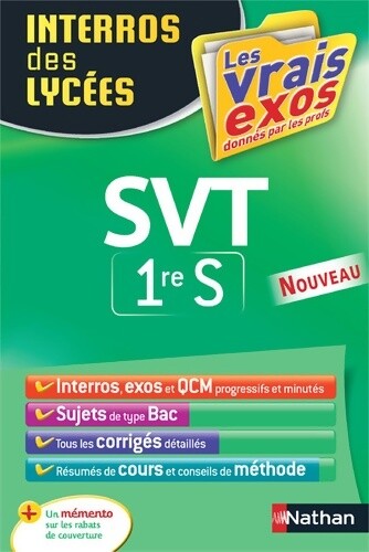 Interros des lycées svt 1re - des,